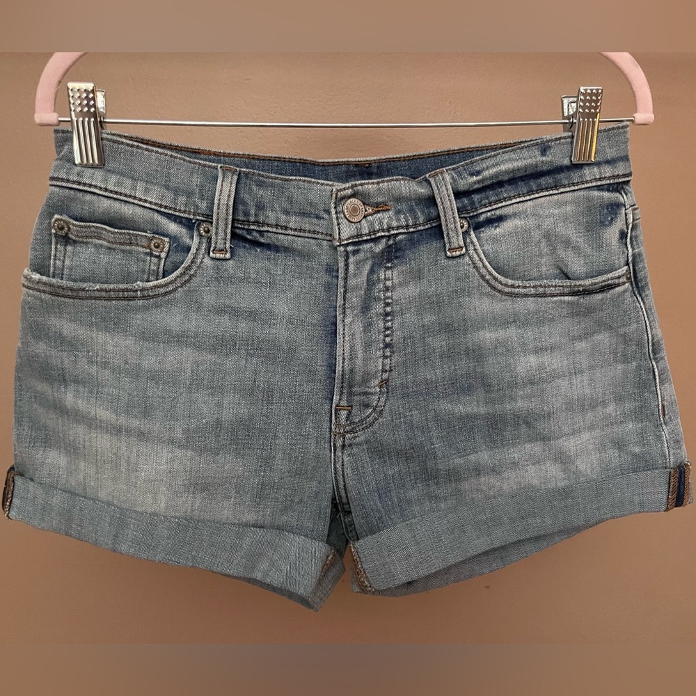 Lucky Brand Ava Mid-rise Roll Shorts - Picture 7 of 13